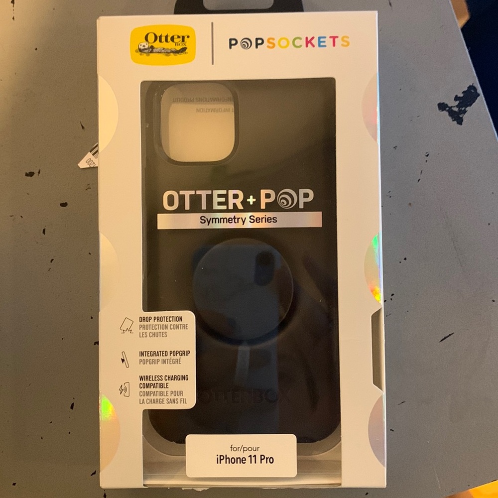 Otter box pop socket iPhone 11pro case
